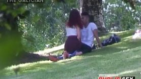 The Galician Day 19 Really hot redhead GF fucked in the park