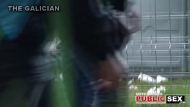 GalicianGotta20 Voyeurismo peeing near a fence