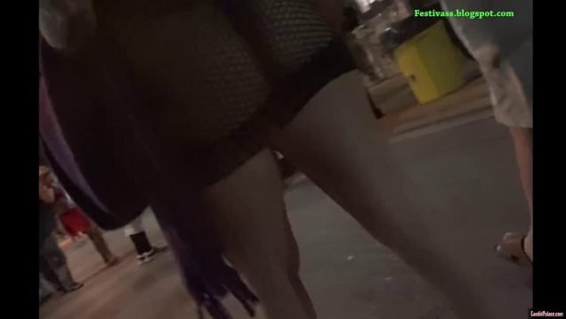 56 fishnet dress and thong