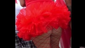 99 red micro and white micro girls