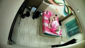 Recorded using hidden camera inside a home