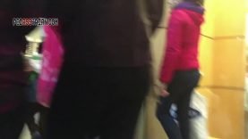 260 mll college booty see through leggings line