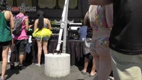 333 edc Physcodelic Booty Shorts Bang