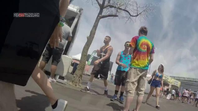 350 edc merch line black thong shorts