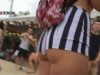 448 mdbp zebra booty shorts