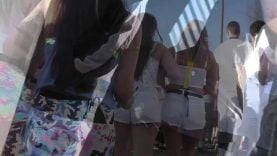 476 LIC line busted whote shorts