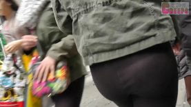 64 decent sq girl with see thru leggings