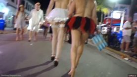 festivass candidpalace 380 white miniskirt and stockings