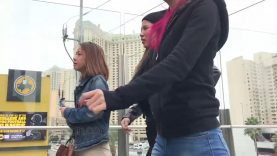 0054 thong slip thong peek up steps asian girl candid oops public voyeur