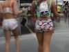 0056 raver girl booty shorts candid creeping brazilian bootyfat butt public rave